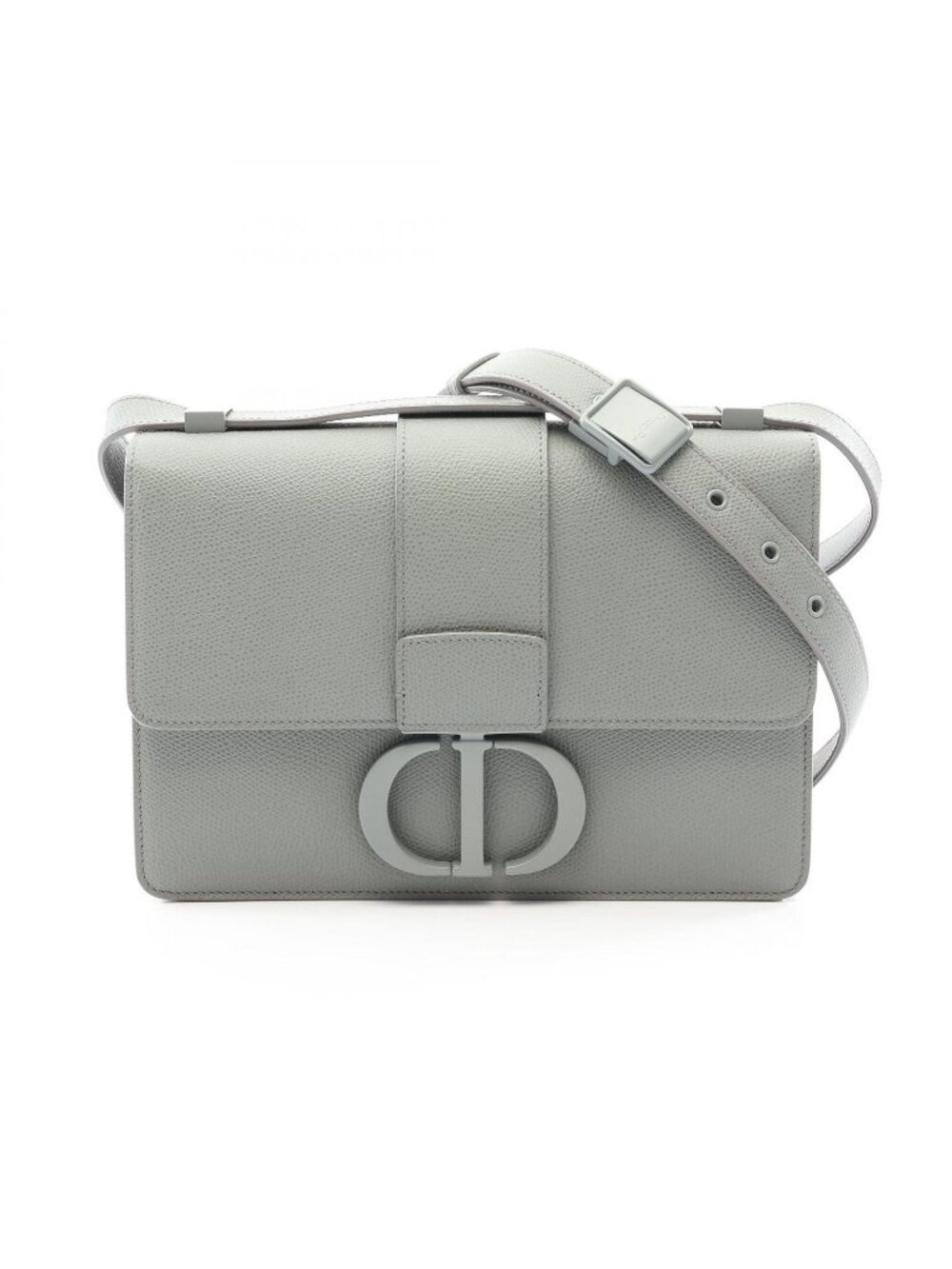 Dior Shoulder Bag 30 Montaigne Gray Leather